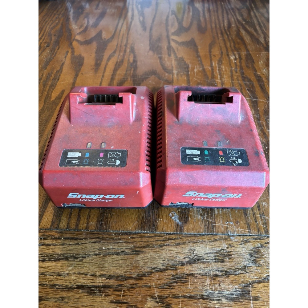 Snap-on CTC720 14.4V-21.6V Lithium Battery Charger Lot of 2 For Parts Repair